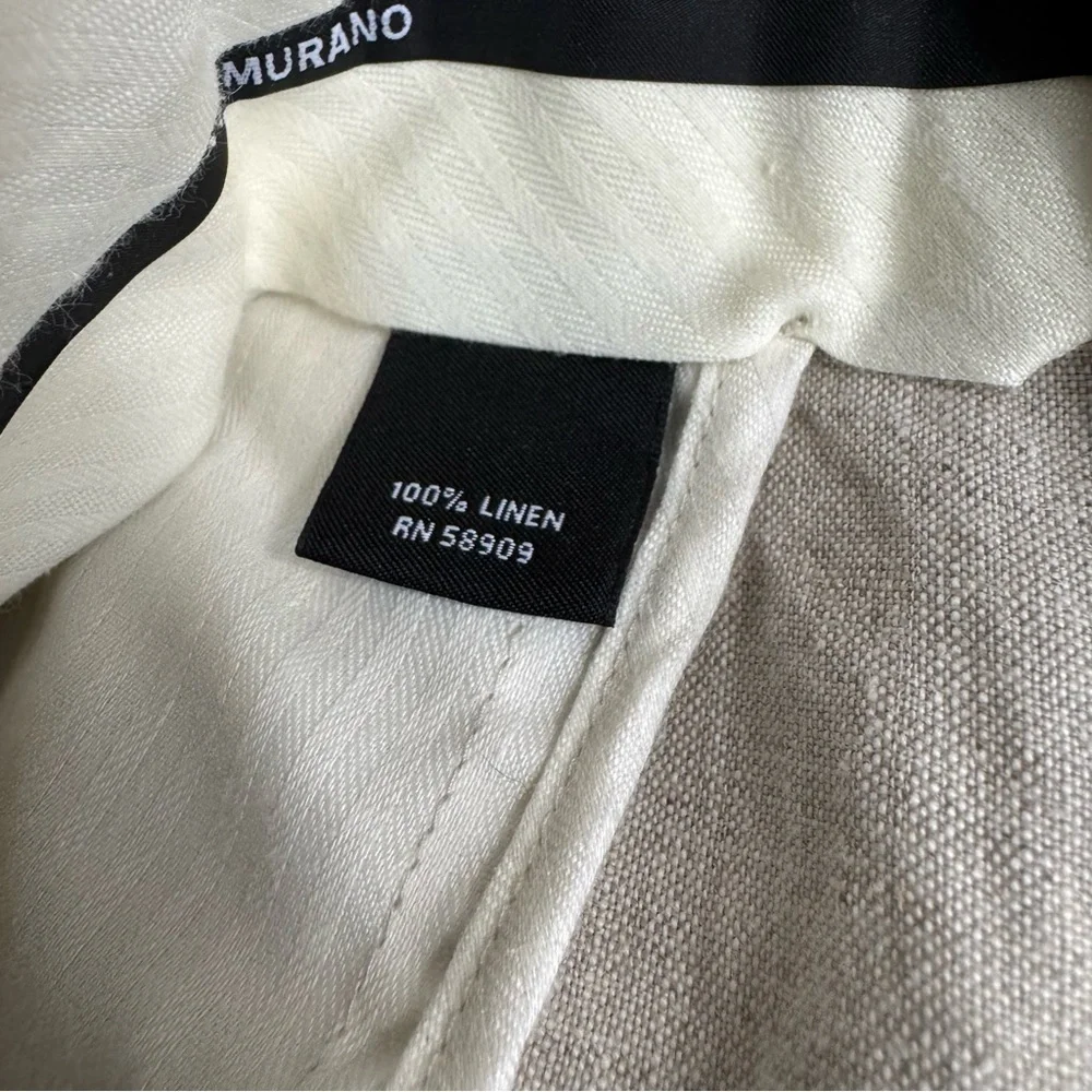 Murano‎ Fine European Linen Trouser Pant NWT 36x32